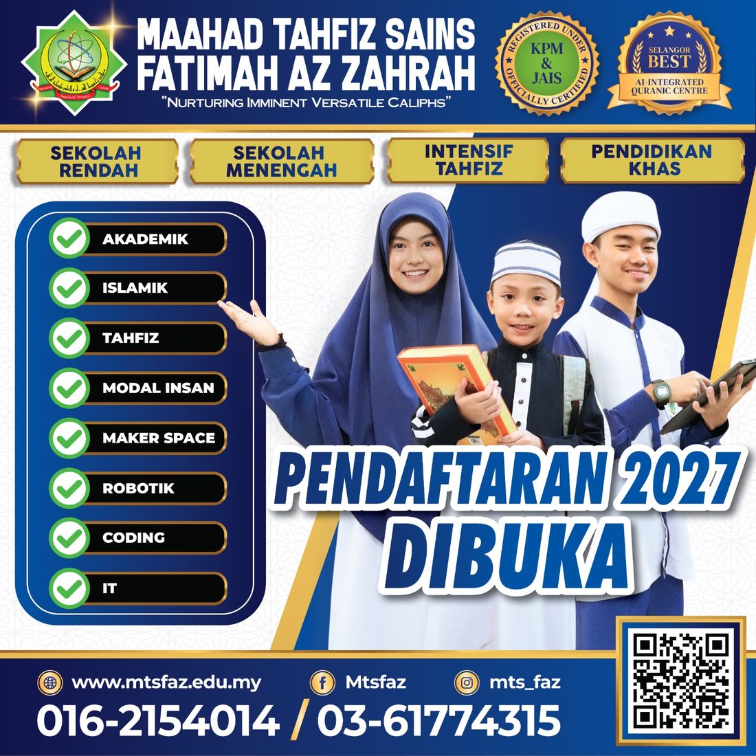 Poster pendaftaran MTSFAZ 2027